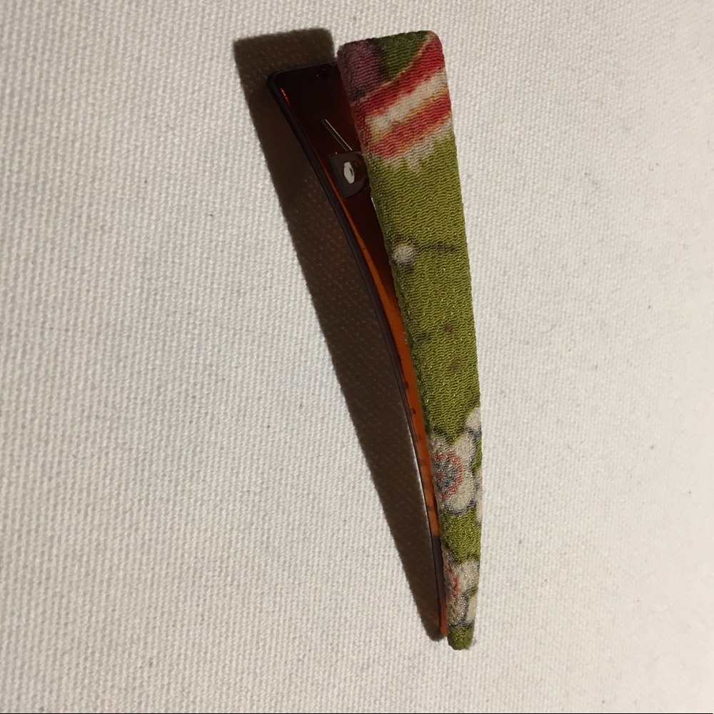 Kimono fabric hair clip
